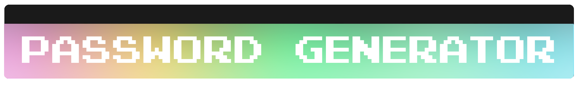 Bannière Password Generator — créer des mots de passe robustes