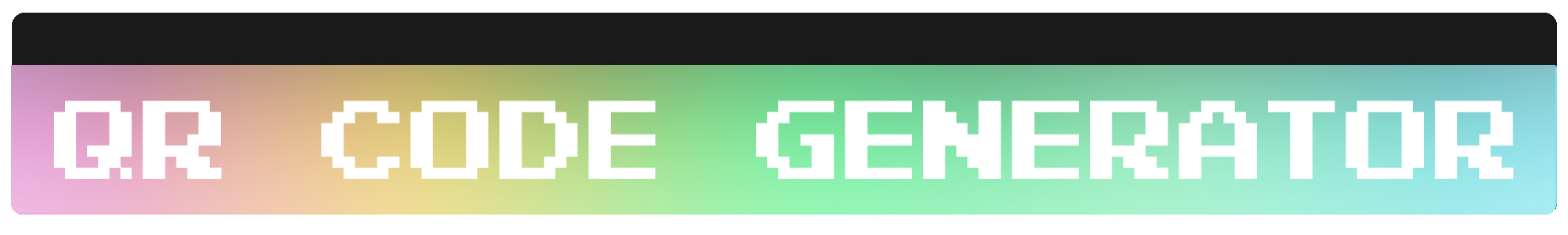 Bannière QR Code Generator — générer des QR codes